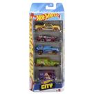 Hot Wheels Pacote 5 Veículos City - Mattel Hot Wheels Pacote 5 Veículos City - Mattel