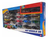 Hot Wheels Pacote Com 20 Carrinhos Sortidos Mattel