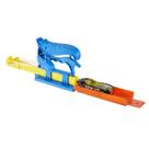 Hot wheels pista lançador de veículos azul - mattel fvm08/fth84