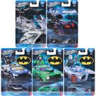 Hot Wheels Silver Series Batman Set Com 5 Miniaturas Hdg89 Speedbox Jaded Batmobile Batwing e Prototype H-24