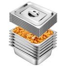 Hotel Pan ChieFinch de aço inoxidável 1/2 tamanho 10L/10,6 litros
