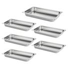 Hotel Pan HECMAC, tamanho completo, 2,5 cm de profundidade, pacote com 6