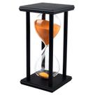 Hourglass Lodunsyr Sand Timer, 45 minutos, moldura de madeira