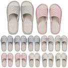 House Slipper Suhine Open Toe Spa, antiderrapante, 12 pares, unissex