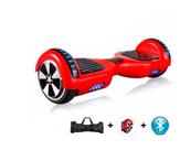 Hoverboard 6.5 Polegadas Vermelho - Bluetooth, Led Lateral e Frontal e Mochila