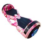 Hoverboard Elétrico 8 Polegadas Bluetooth Recarregável Portátil com LEDs Integrados
