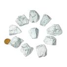 Howlita Bruta Natural - Pedra de 25 a 50g, 3 a 6cm, Classe B