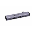 Hrebos Premium NeoHub Adaptador HUB tipo c de 6 Portas AD-240C Hub USB Multifuncional Alta Velocidade Hrebos Premium NeoHub Adaptador HUB tipo c de 6 Portas AD-240C Hub USB Multifuncional Alta Velocidade