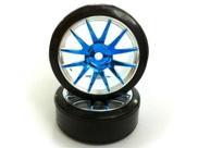 Ht roda cromada 1/16 drift 2pc 09003pb