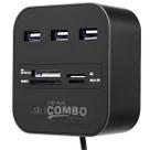 Hub 3 Portas Usb 2.0 e Leitor de Cartões SD Knup - HB-T58