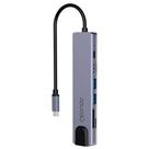 Hub Adaptador 7 Em 1 Usb-c Thunderboolt Hdmi 4k - Geonav Hub Adaptador 7 Em 1 Usb-c Thunderboolt Hdmi 4k - Geonav