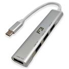 HUB Adaptador Tipo-C para USB 3.0 4 Portas JC-TYC-4USB F3