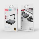 Hub Adaptador Usb Tipo C 4 Em 1 Com Hdmi 4k Macbook Pro/air Hub 4 Em 1- Type-C P/Hdmi 4k/Vga/Usb3.0/Pd 100w