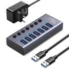 Hub Comtac USB 3.2 com 7 portas e interruptores individuais 9450