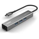 HUB Comtac USB-C 3.2 Gen 1, para 3x USB-A 3.2 Gen 1 e LAN Ethernet Gigabit, Alumínio - 20139454 HUB Comtac USB-C 3.2 Gen 1, para 3x USB-A 3.2 Gen 1 e LAN Ethernet Gigabit, Alumínio - 20139454