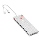 Hub controlador de fan am10 pwm 4pin + argb 3pin 10 portas