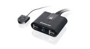 Hub de comutação periférico IOGEAR USB 2.0 4x4 GUS404