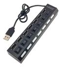 Hub De Usb 7 Portas 2.0 Hd Extensor High Speed Pen Drive Hd