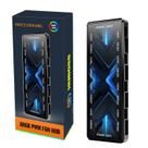 Hub de ventilador HECCOOLING ARGB PWM 2 em 1 para 8 ventiladores e 8 LEDs
