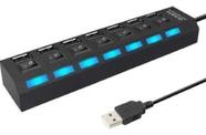 hub notebook com 7 entradas com porta 2.0 LEY-02