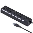 Hub Original Usb 2.0 7 Portas Interruptor Com Led Azul