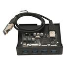 Hub PCIE para USB 3.0 do painel frontal de 4 portas com leitor de cartão Hilitand Hub PCIE para USB 3.0 do painel frontal de 4 portas com leitor de cartão Hilitand