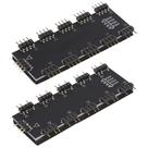 Hub RGB ASHATA Computer de 10 canais para placa-mãe PC Desktop