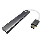 HUB Rise Mode 02 USB-C 3.0, para 3x USB 2.0 e 1x USB 3.0, Cinza - RM-HUB-02
