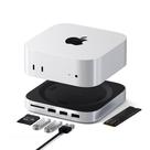 Hub & Stand com gabinete SSD NVMe para Mac mini M4 Silver
