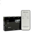 Hub Switch Hdmi 3 Portas Splitter Full Hd E Controle Remoto