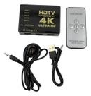 Hub Switch Hdmi 5x1 Ultra Hd 5 Porta Controle Remoto 3d