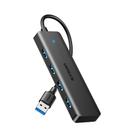 Hub Ugreen 4 portas USB-A 3.0 5Gbps CM219 - Preto