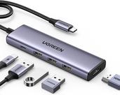 Hub Ugreen 5 Em 1 Usb-c 100w Hdmi 4k 30 C/ 3 Portas Usb 3.0 Hub Ugreen 5 Em 1 Usb-c 100w Hdmi 4k 30 C/ 3 Portas Usb 3.0
