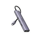 Hub Ugreen Usb-c 3.0 Para 1 Usb-c 4 Usb-a Portas Cm473 20841 Cinza