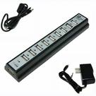 Hub Usb 10 Portas 2.0 + Fonte Bivolt Desktop- Notebook High Speed