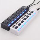 Hub Usb 2.0 7 Portas C/ Led E Botão Liga/desliga Acessórios