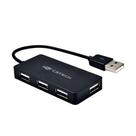 HUB USB 2.0 C3Tech 4 Portas HU220BK Preto