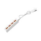 Hub USB 2.0 De 4 Portas Com Carregador E Extensão De Cabo Para Acessórios De PC/Computador 30/120cm Hub USB 2.0 De 4 Portas Com Carregador E Extensão De Cabo Para Acessórios De PC/Computador 30/120cm