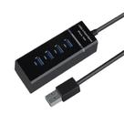 Hub usb 3.0 4 portas lehmox ley-200 preto - Qualitech