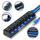Hub Usb 3.0 7 Portas Ultra Rápido Pendrive HD Impressora Régua USB Extensão USB Extensor USB Hub 3.0