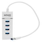 HUB USB 3.0 com 4 Portas De Alta Velocidade Com LED UH-30A Exbom