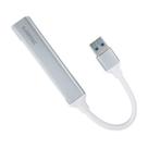 Hub USB 3.0 E USB 2.0 Alumínio 4 Portas Prata Comtac 1103