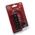 Hub USB 3 Portas 2.0 com Leitor Cartao HU-L200BK C3 TECH