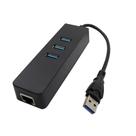 Hub Usb 3 Portas 3.0 + Rede 10/100