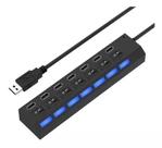 Hub Usb 7 Portas Chave Seletora 2.0