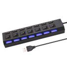 Hub Usb 7 Portas Extensão 15w Carregador 5v