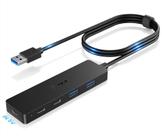 Hub USB Aceele 3.0 Splitter de 4 portas com 2 USB-C e 2 USB-A