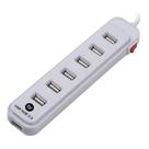Hub Usb Branco 7 Portas Expansor De Conexões Bright