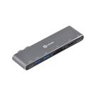 Hub USB-C 7 em 2 com HDMI, Thunderbolt 3, PD 100W, USB 3.0 e Leitor SD/TF