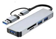 Hub Usb C Com 5 Portas De Alta Performance Usb 3.0 Cartão Sd MST-013 Hub Usb C Com 5 Portas De Alta Performance Usb 3.0 Cartão Sd MST-013
